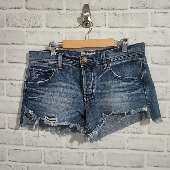 Free People Cutoff Denim Shorts size 27 - Picture 2 of 5